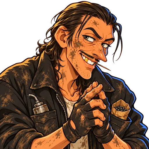 Skid Marx, with a toothpick and a smirk